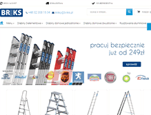 Tablet Screenshot of drabiny-aluminiowe.pl